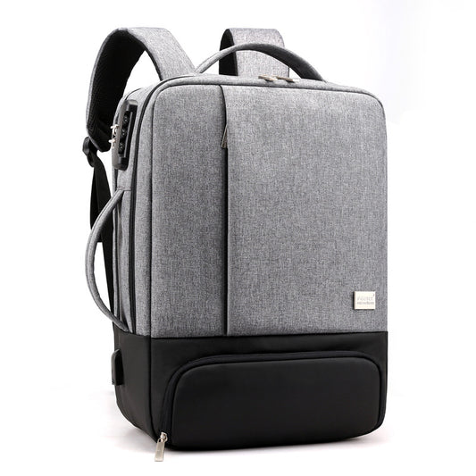 USB Charging Port Unisex Anti-Theft Backpack Laptop Travel Large School Bag UK