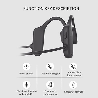 COLIFAS Wireless Earphones Deep Bass, DYY-1 Bone Conduction Earbuds