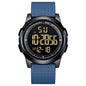 GOLDEN HOUR Ultra-Thin Minimalist Sports Waterproof Digital Watches Men with Wide-Angle Display Rubber Strap Wrist Watch for Men Women