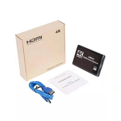 4K HDMI USB3.0 Capture Card Video Capture Device Portable Video Recording Game Streaming Live