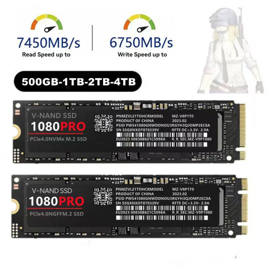 High-speed M2 Hard Disk 1080pro Solid State NGFF-NVME Expansion Upgrade 1TB 2TB 4 TB SSD